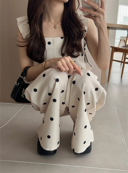 日本代購｜GRL ドット柄フリルショルダーバッグクロスオールインワン[fo2119]【アイボリー / F】｜GRL
