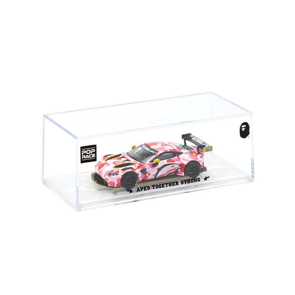 日本代購｜BAPE 模型車 - ® X ASTON MARTIN GT3 1/64 模型車 - 粉色｜1:64スケール