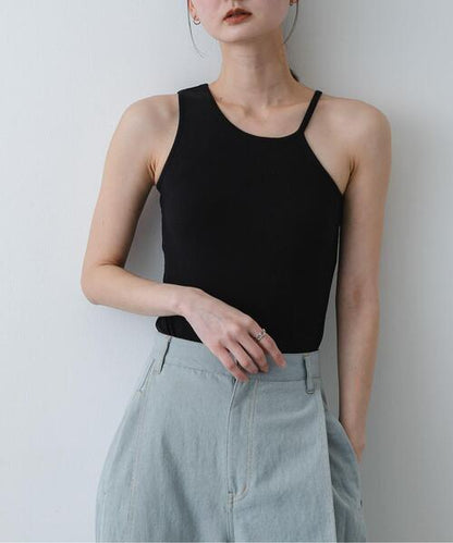 日本代購｜SENSE OF PLACE by URBAN RESEARCH SENSE OF PLACE by URBAN RESEARCH カップ付き キャミソール アシメネックカップツキキャミソール【ブラック / ONE】｜ZOZOTOWN