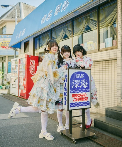 日本代購｜kutir 浴衣 - 「クティールとレトロ」套裝可穿搭｜ZOZOTOWN