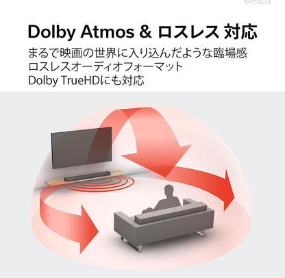 日本代購｜Denon 音響 - Dinon 音箱 内置雙低音炮 Dolby Atmos｜Amazon JP