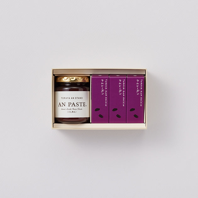 虎屋羊羹｜羊羹・蘭姆葡萄與紅豆醬禮盒 1號