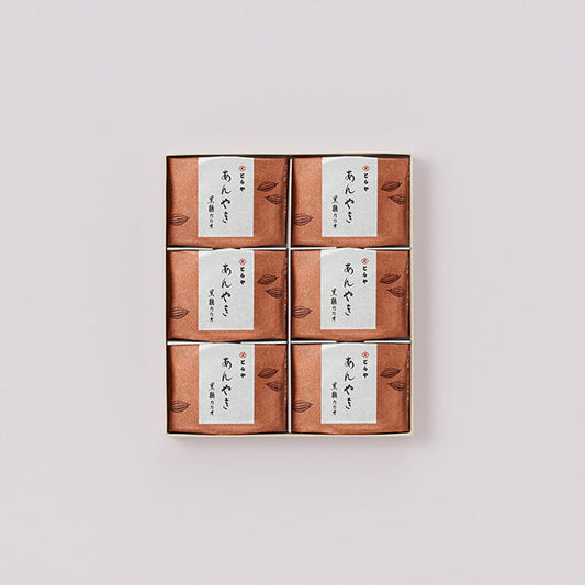 虎屋羊羹｜紅豆燒 6個入（黑糖可可）