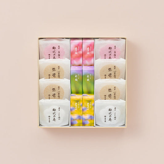 虎屋羊羹｜羊羹・最中禮盒 3號（春小型）