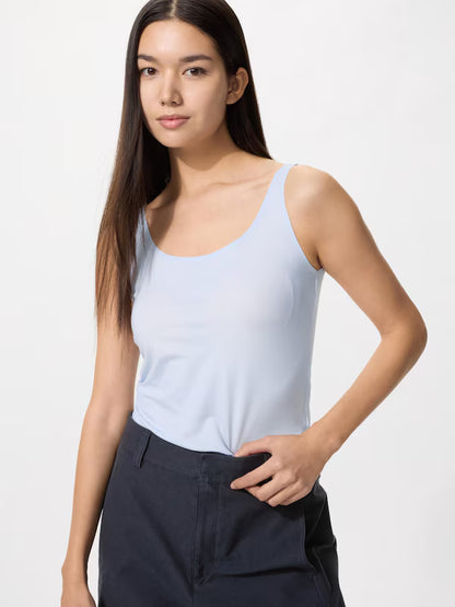 日本代購｜UNIQLO 背心 - エアリズム背心【60 淺藍色 / XL】｜UNIQLO