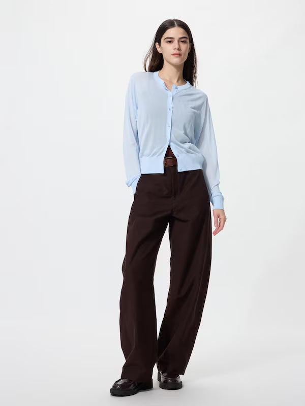 日本代購｜UNIQLO 外套 - シアークルーショートカーディガン/可水洗｜UNIQLO