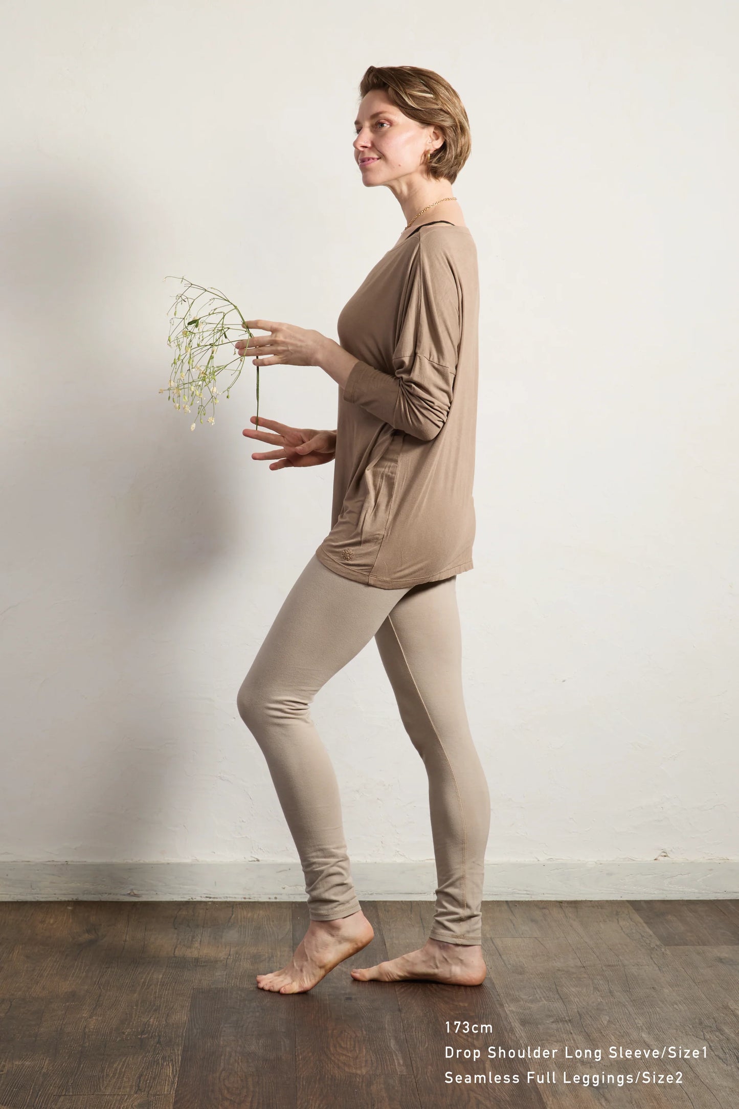 日本代購｜yinyang 瑜伽褲 - 無縫全長瑜伽褲【Sumi / 2】｜yinyang - yoga & meditation wear