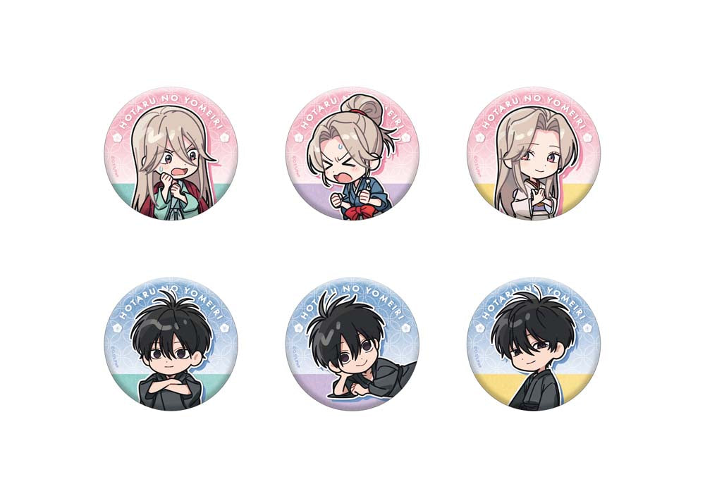 日本代購｜未知 徽章 - ホタルの嫁入り 全6種徽章套組｜Noitamina-shop