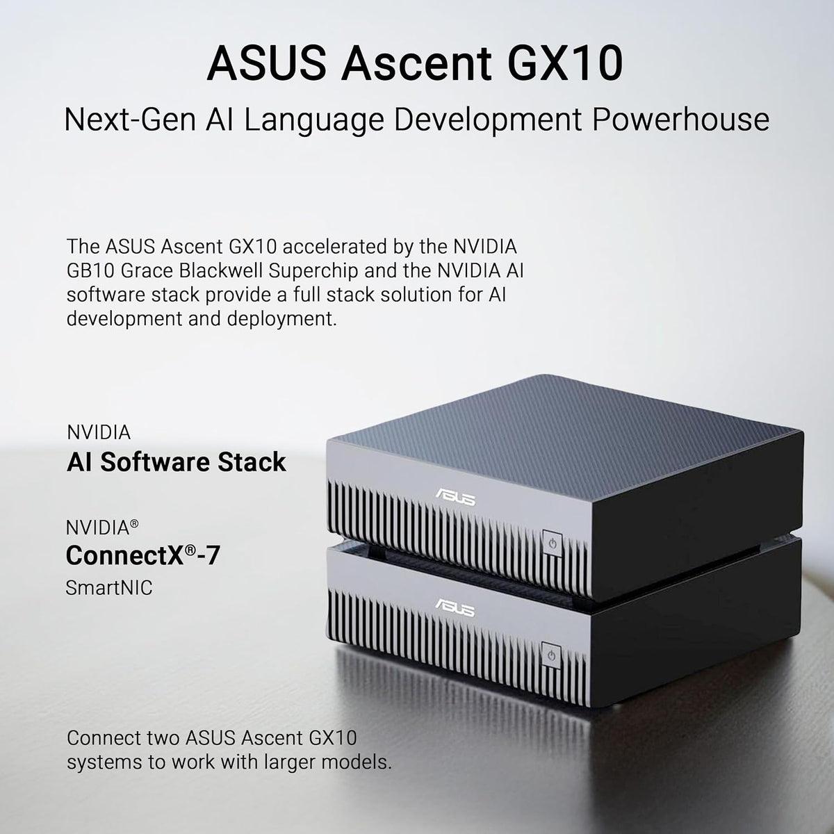 日本代購｜華碩 迷你電腦 - Ascent GX10 迷你電腦 AI開發者用｜Amazon JP