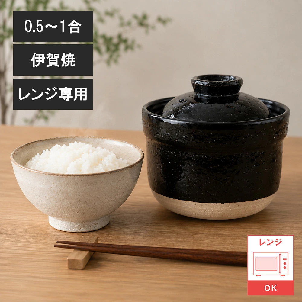 日本代購｜Techne 土鍋 - 伊賀ノ匠 電子レンジ專用土鍋 0.5合-1合｜樂天