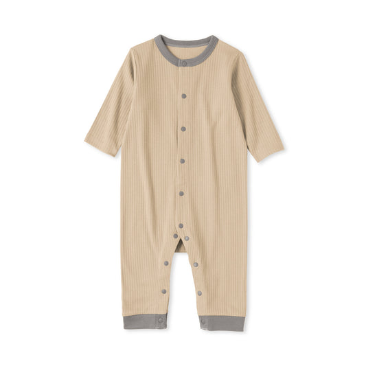 日本代購｜無印良品 連身衣 - 無縫脇設計的肋紋連身衣｜MUJI