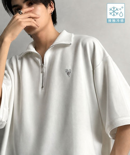 日本代購｜Java T恤 - tシャツ 接觸冷感功能刺繡半袖T恤｜ZOZOTOWN