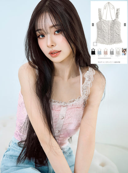 日本代購｜GRL 背心 - ILLIT アイリット 背心蕾絲款式｜GRL