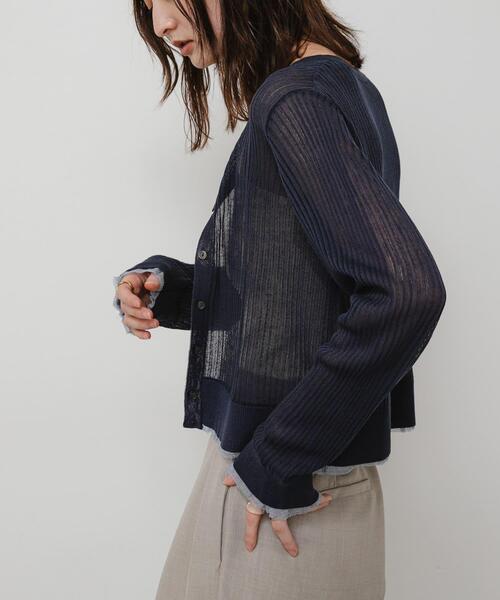 日本代購｜SENSE OF PLACE by URBAN RESEARCH SENSE OF PLACE by URBAN RESEARCH カーディガン 「洗濯可」UVケアシアーリブカーディガン レディース【オレンジ / ONE】｜ZOZOTOWN