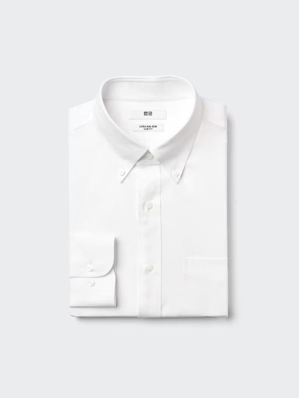 日本代購｜UNIQLO 襯衫 - 超不易皺襯衫/按扣領 3XL｜UNIQLO