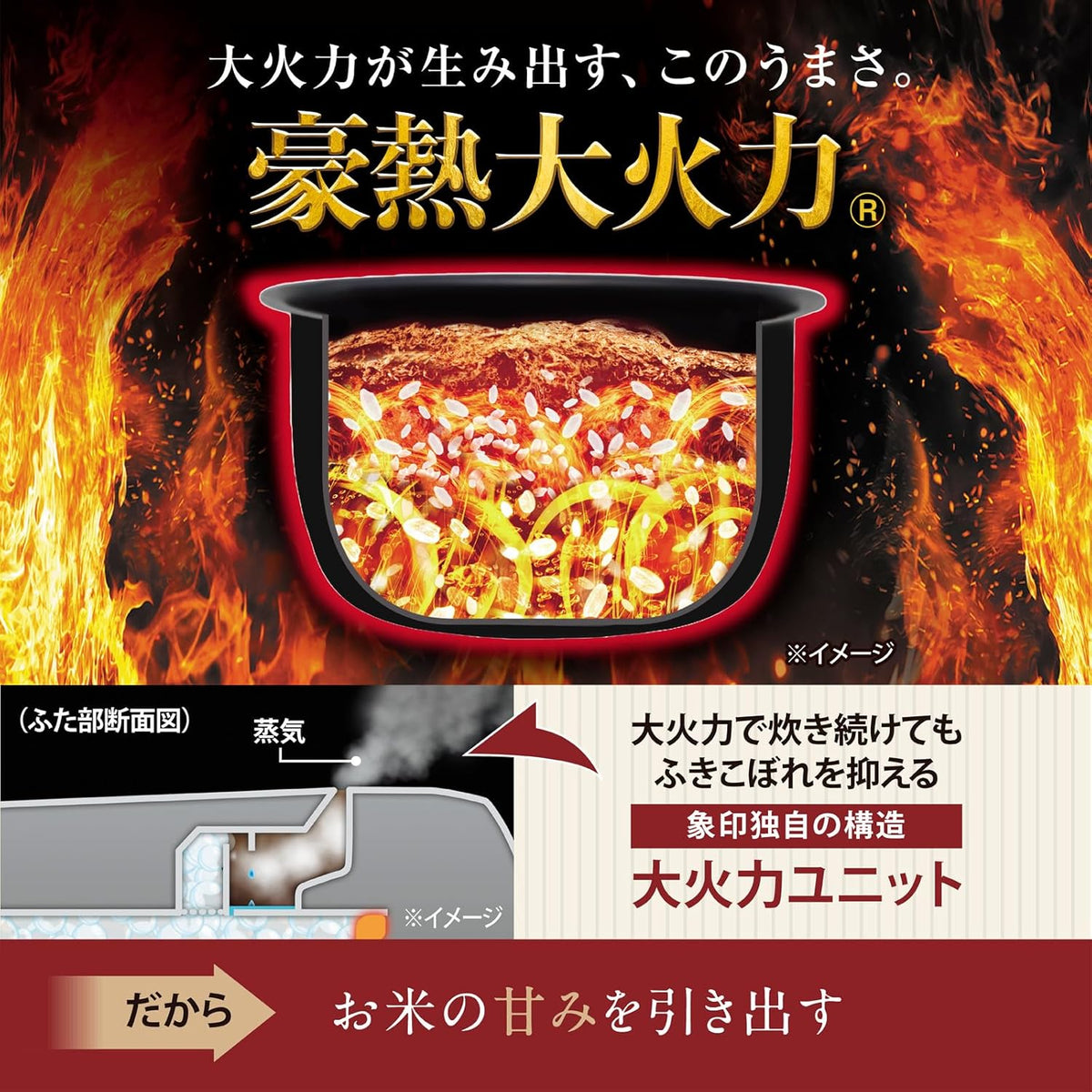 日本代購｜象印 電飯煲 - 5.5合 黑色 NW-QA10-BA｜Amazon JP
