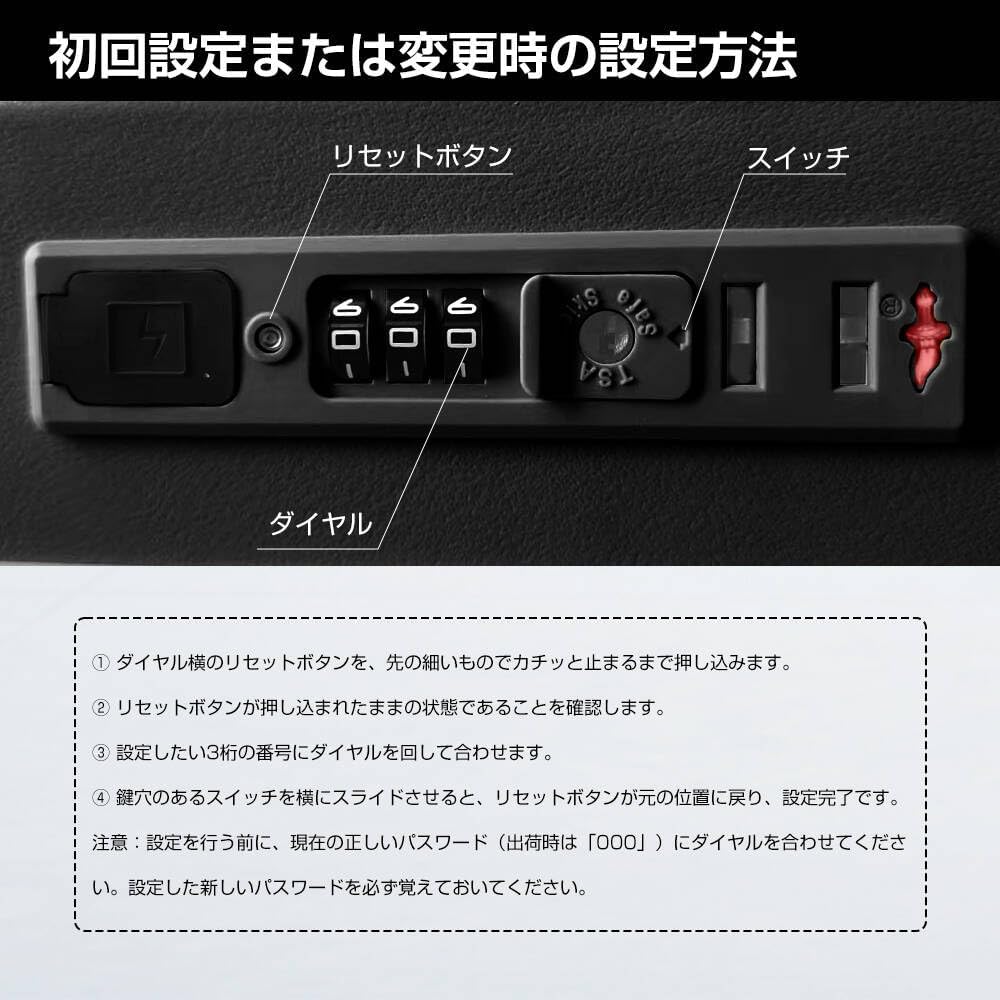日本代購｜BARGOHOY 行李箱 - 多功能輕量行李箱 USB接口｜Amazon JP