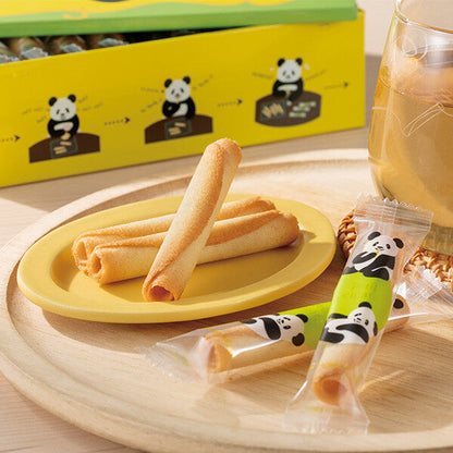 YOKUMOKU 熊貓 Petit 迷你 Cigare 雪茄蛋捲 16本入