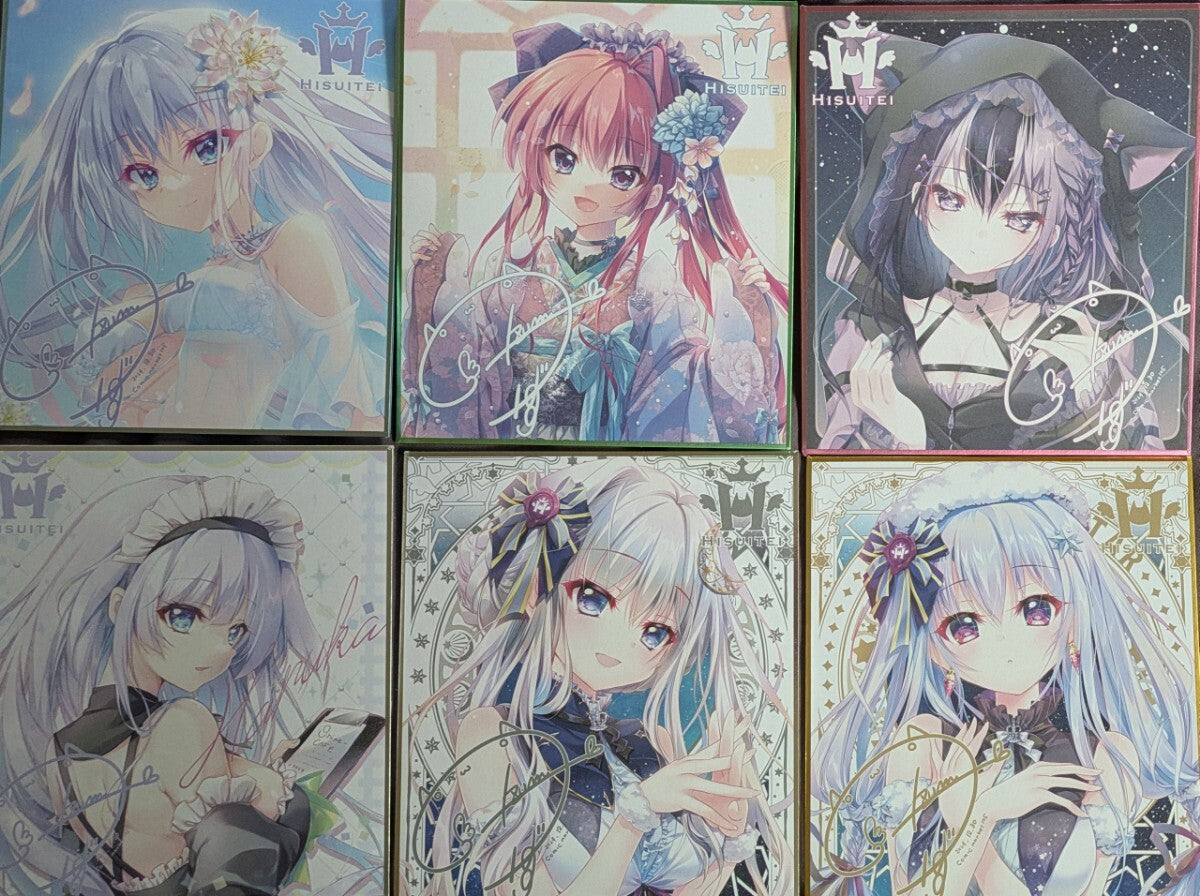 日本代購｜9-nine- 乾紗凪 色紙 - 翡翠亭 6種色紙套裝 乾紗凪 9-nine-｜Paypayfleamarket.yahoo
