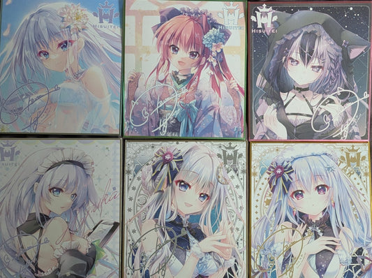 日本代購｜9-nine- 乾紗凪 色紙 - 翡翠亭 6種色紙套裝 乾紗凪 9-nine-｜Paypayfleamarket.yahoo