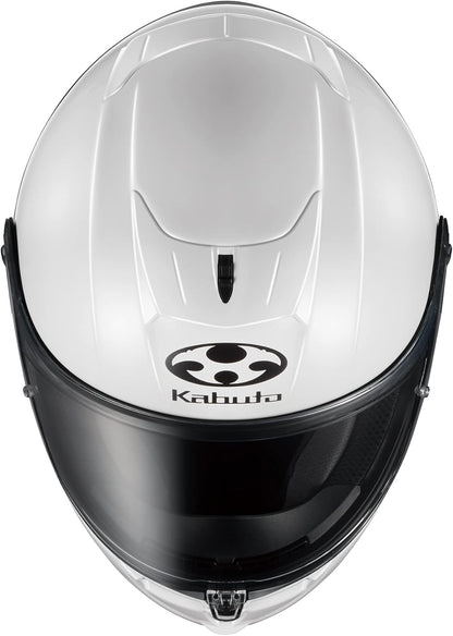 日本代購｜Kabuto 摩托車頭盔 - AEROBLADE6 全臉摩托車頭盔 珍珠白色｜Amazon JP