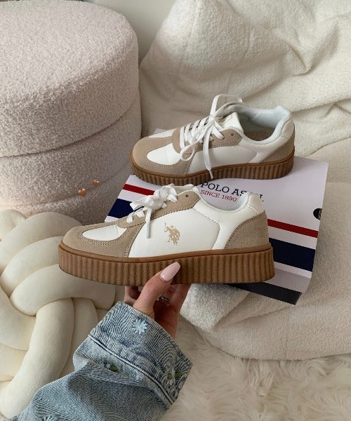 日本代購｜U.S. POLO ASSN. 厚底運動鞋 - ローカット 厚底運動鞋｜ZOZOTOWN