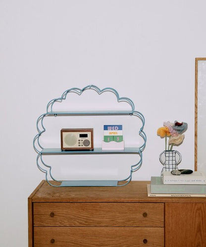 日本代購｜SAHIR SAHIR（サヒール） インテリア 新色追加！「SAHIR サヒール」Wall shelf flower【ブルー系その他 / 0】｜ZOZOTOWN