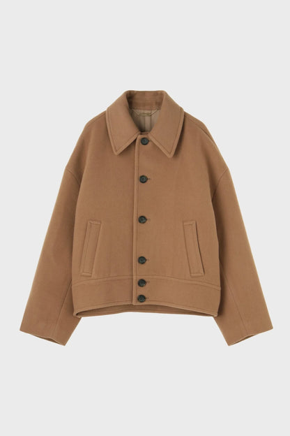 日本代購｜THE TOÉ Akaa Sten Collar Jacket【Akaa Sten Collar Jacket - brown check / S】｜THE TOÉ