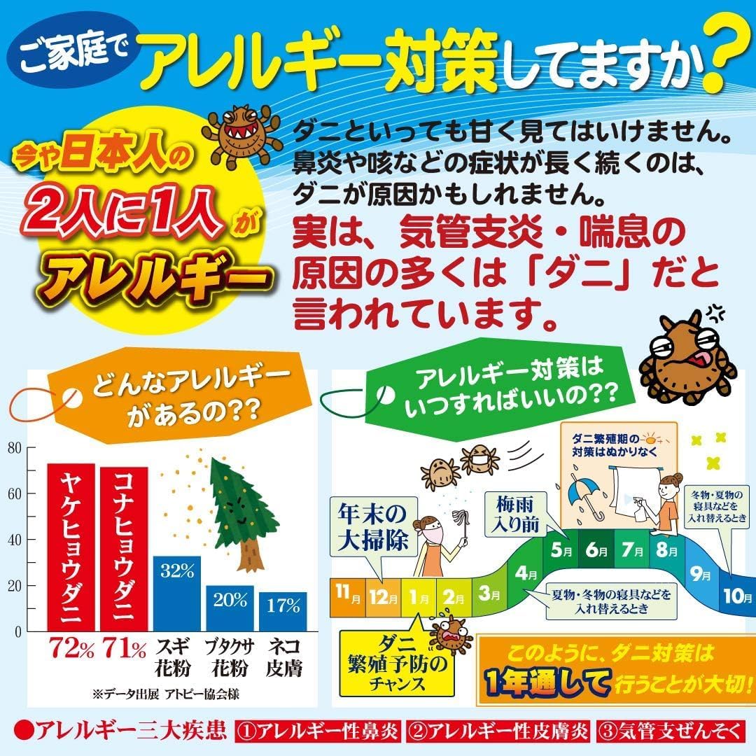 日本代購｜UYEKI(ウエキ)のストアを表示 UYEKI(ウエキ) ダニクリン Wケア 詰替 230ｍL（防ダニ・ハウスダスト抑制 持続効果 約1ヶ月）【日本アトピー協会推薦品】｜Amazon JP