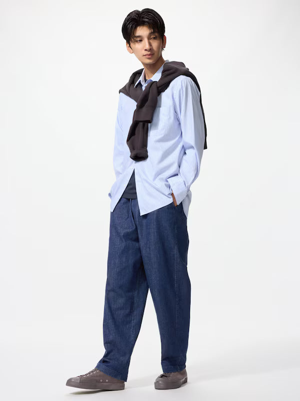 日本代購｜UNIQLO 褲子 - ストレッチイージーアンクルパンツ/デニム｜UNIQLO