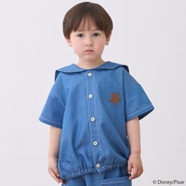 日本代購｜小小兵 半袖襯衫 - 【Disney/Pixar】TOY STORY セーラー半袖襯衫｜petit main