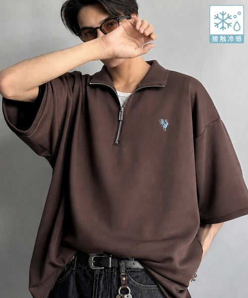 日本代購｜Java T恤 - tシャツ 接觸冷感功能刺繡半袖T恤｜ZOZOTOWN