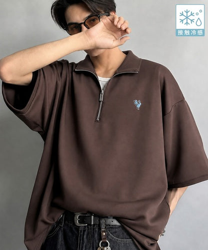 日本代購｜Java T恤 - tシャツ 接觸冷感功能刺繡半袖T恤｜ZOZOTOWN