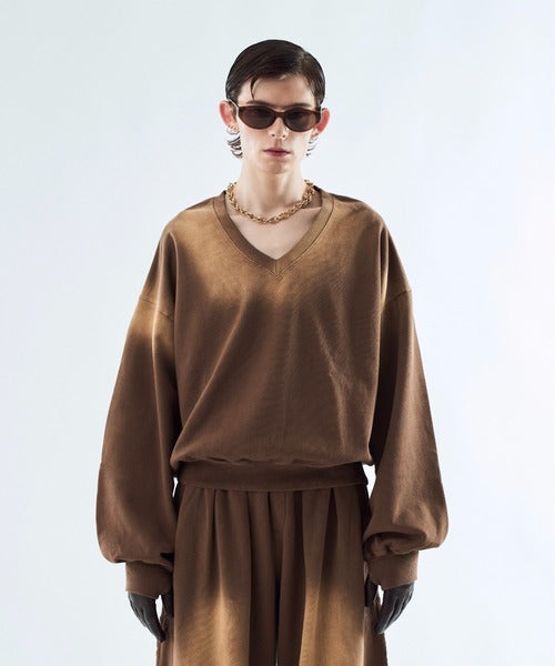 日本代購｜seyto 外套 - Bleach-fade V領運動上衣｜ZOZOTOWN