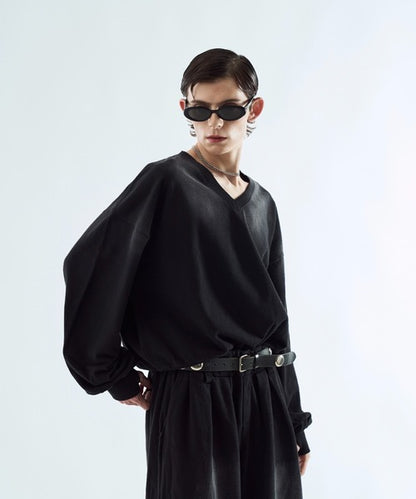 日本代購｜seyto 外套 - Bleach-fade V領運動上衣｜ZOZOTOWN