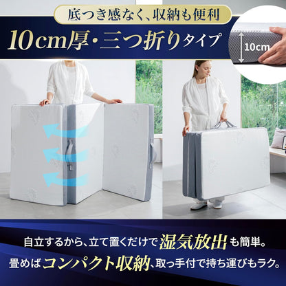 日本代購｜GOKUMIN 床墊 - 高反發三層床墊 10cm｜Amazon JP