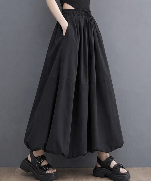 日本代購｜Sally Lunn 長裙 - Aラインバルーンロングスカート｜ZOZOTOWN