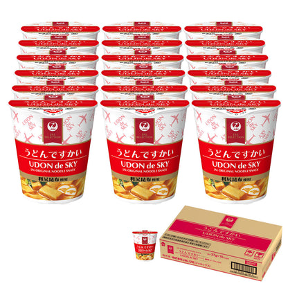 JAL 空中系列 迷你烏龍麵 15杯組 關西風高湯杯麵 日本人氣機內餐泡麵