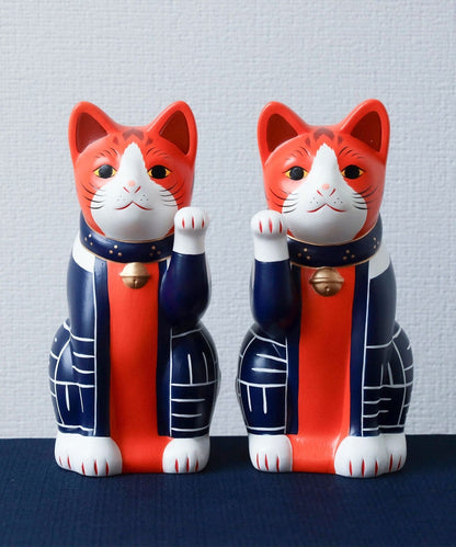 日本代購｜BEAMS BEAMS JAPAN 【別注】中外陶園 / お祭り 招き猫 右手 5号｜BEAMS