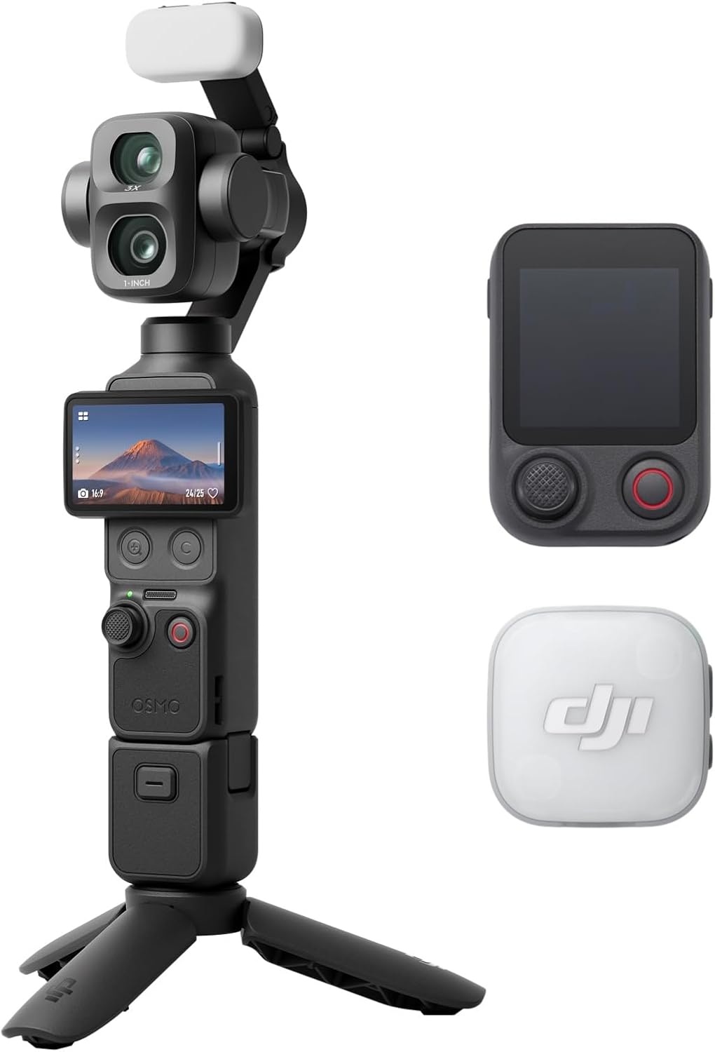 日本代購｜DJI 攝影機 - Osmo Pocket 4P Vlog組合雙鏡頭攝影機｜Amazon JP