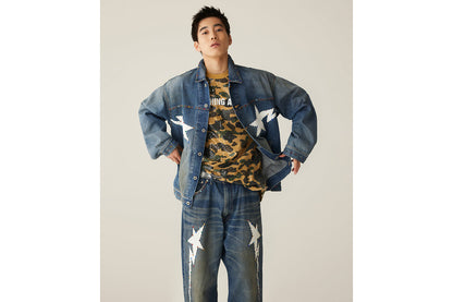 BAPE COLOR STONE DENIM JACKET