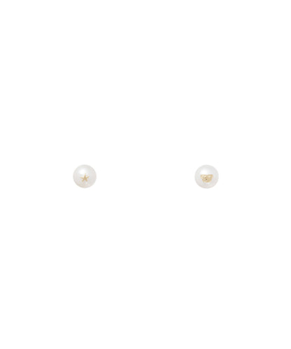 BAPE BAPY LOGO PEARL EAR STUDS