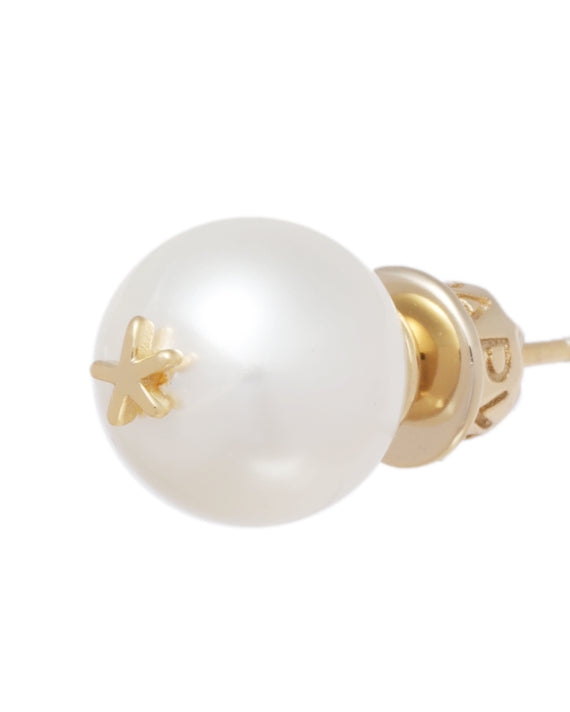 BAPE BAPY LOGO PEARL EAR STUDS