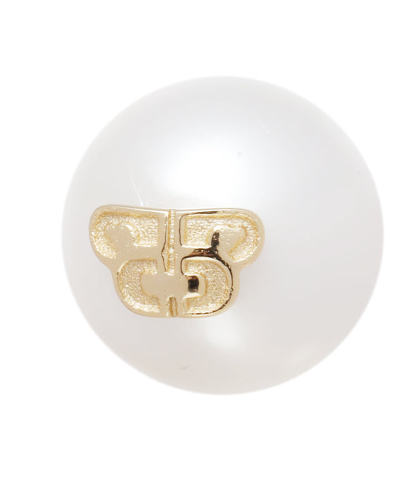 BAPE BAPY LOGO PEARL EAR STUDS