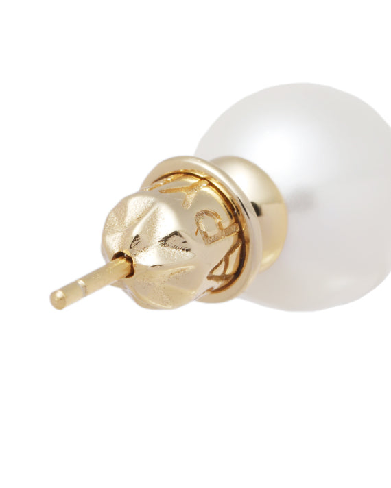 BAPE BAPY LOGO PEARL EAR STUDS