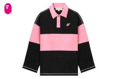 BAPE條紋POLO運動衫