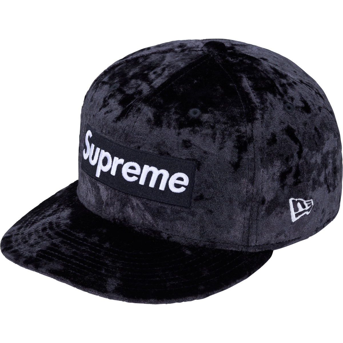 日本代購｜Supreme 帽子 - Crushed Velvet Box Logo 帽子【Woodland Camo】｜Supreme