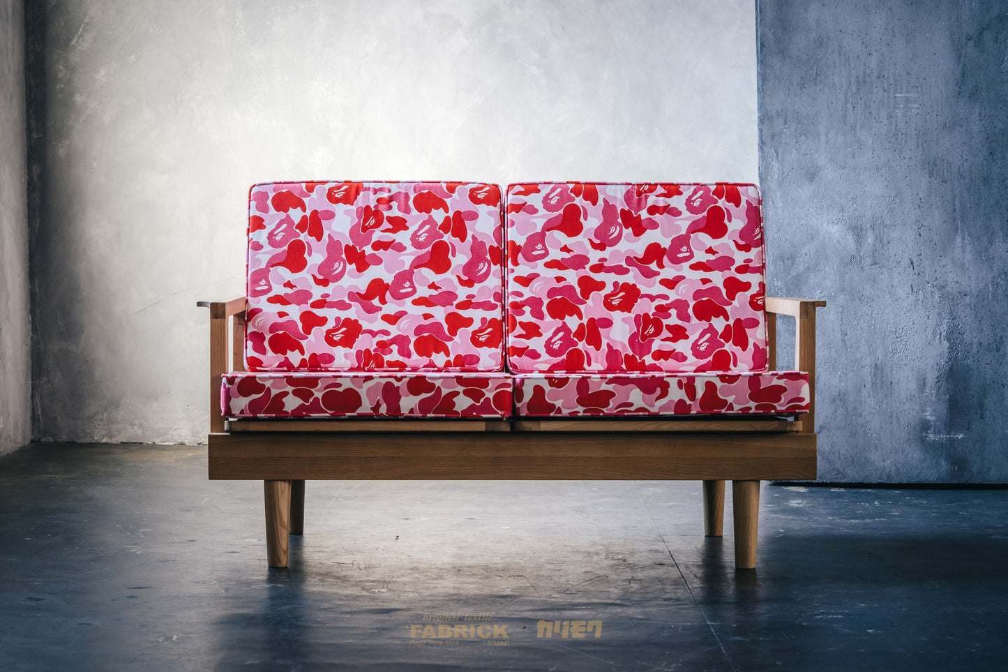 BAPE BAPE X FABRICK X KARIMOKU ABC CAMO 雙人沙發 BAPE HOME