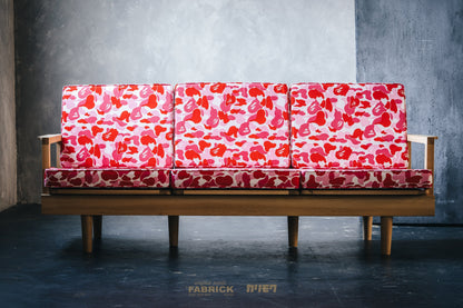 BAPE BAPE X FABRICK X KARIMOKU ABC CAMO 三人座沙發 BAPE HOME