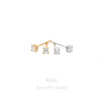 新銳品牌 KRK jewelry E01 單鑽四爪耳釘🇹🇼 單支販售 可訂製